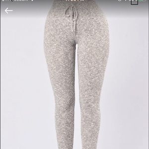 High waisted fashion nova gray leggings